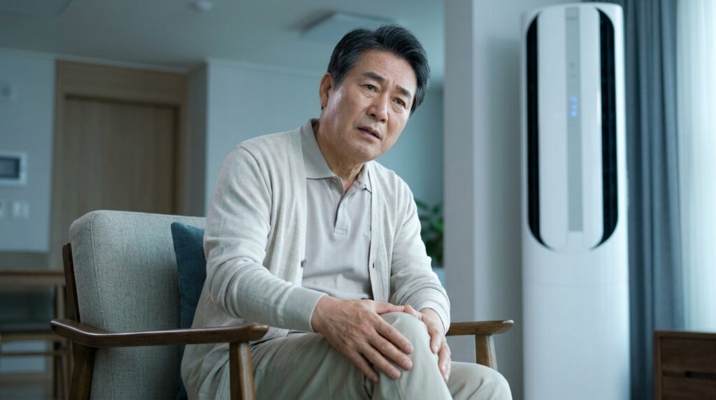 여름철 냉방병 원인과 증상 찬 바람 혈액순환 저하 무릎 시림 허리 통증 악화