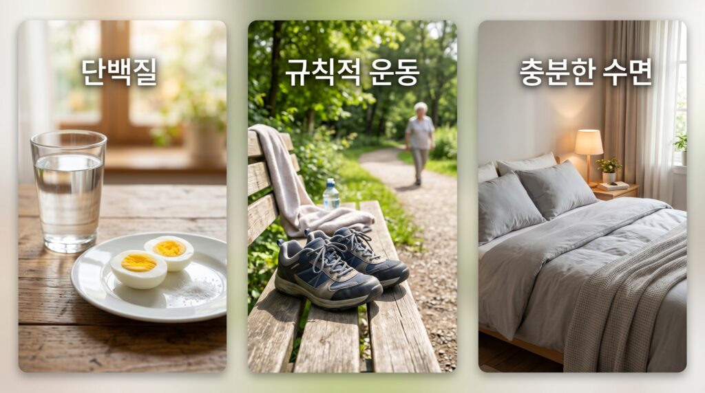 시니어 면역력을 높이는 3가지 필수 생활습관 가이드