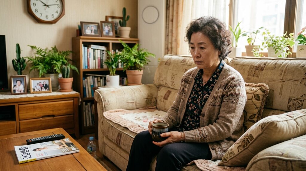 잠을 오래 자도 피곤한 60대 여성